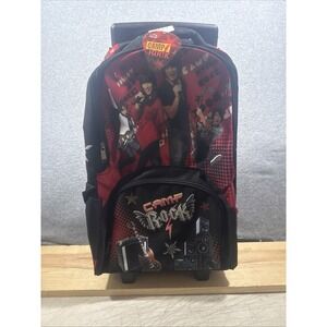 NEW WITH TAG  DISNEY CAMP ROCK  JOE JONAS ,DEMI LOVATO  ROLLING BACKPACK
